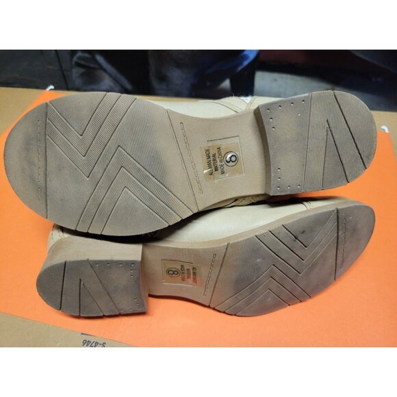 Soda Boots Tan - Ankle Boots - Lace wraps around the Boots - Small Wedge Heel - Picture 3 of 3